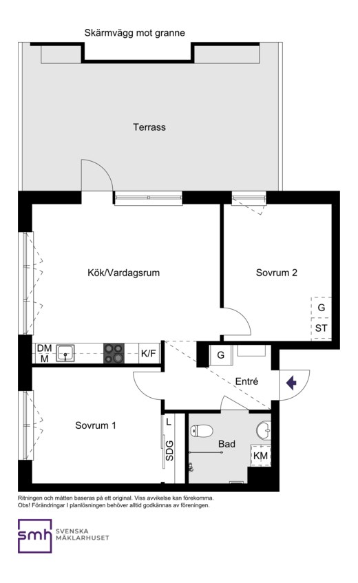 Mariehällsvägen 30J, 11/14 tr.