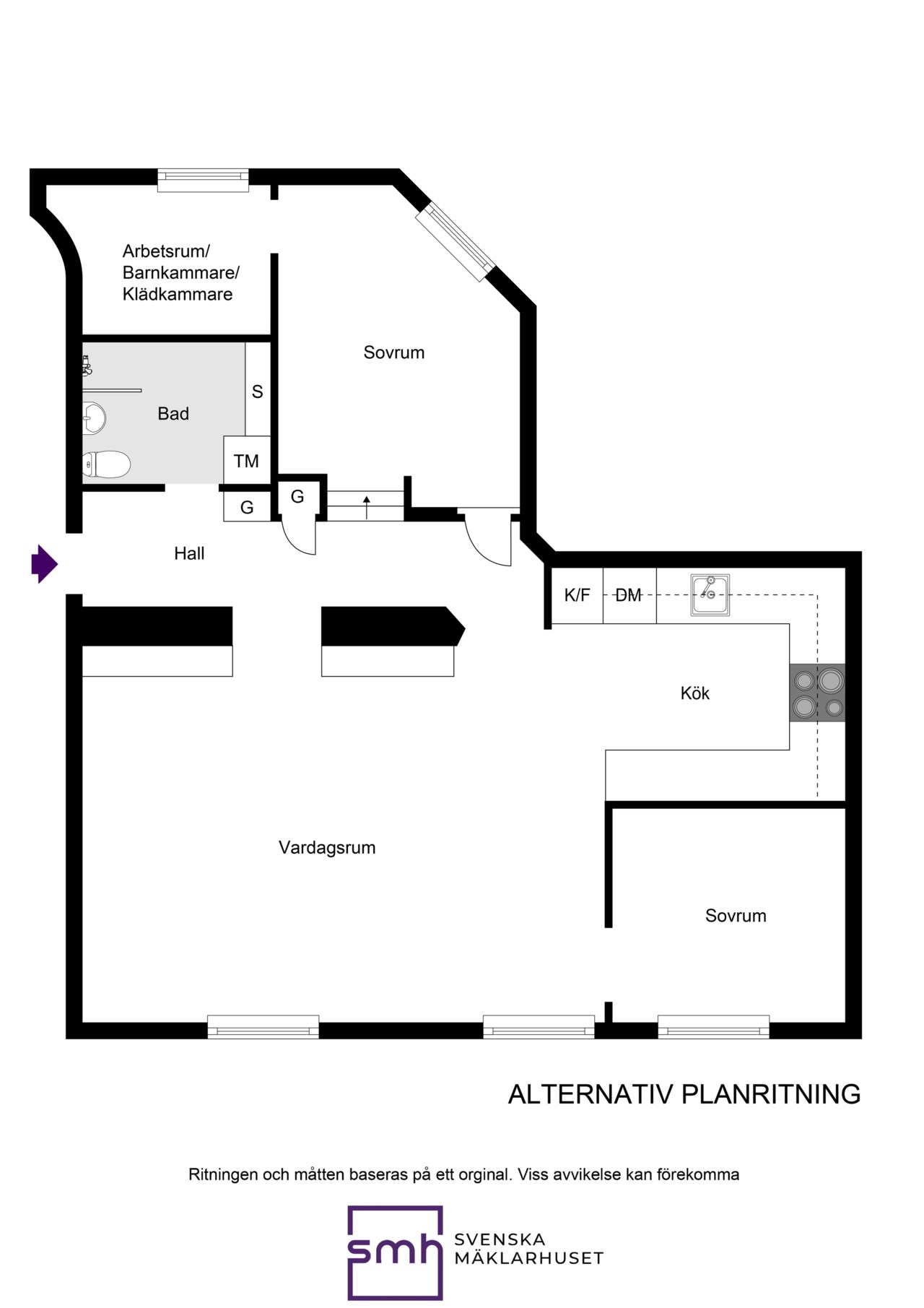 Alternativ planlösning