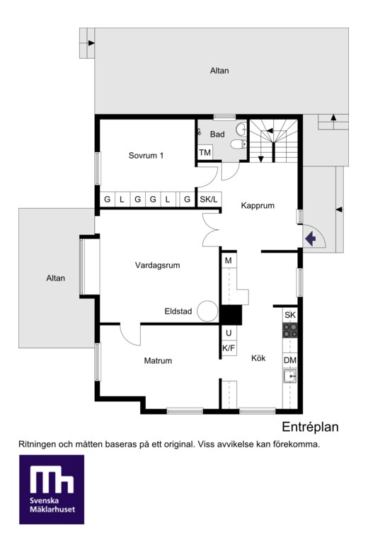 Planritning - Entréplan