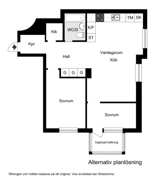 Trädgårdsgatan 19, 6 tr