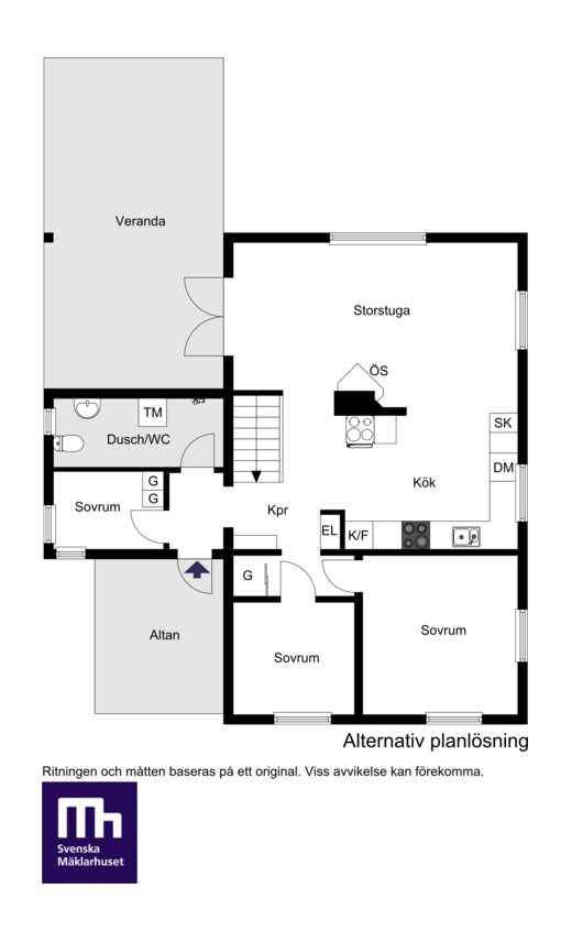 Alternativ planlösning