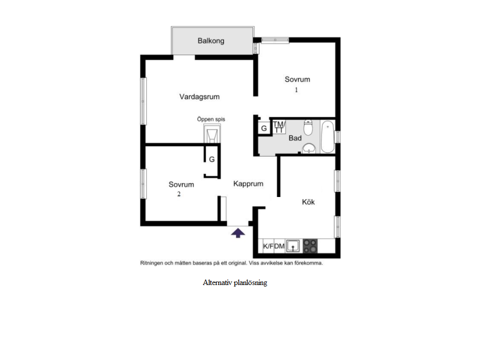 Alternativ planlösning