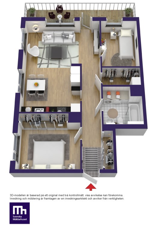 Planskiss 3D, ej exakt