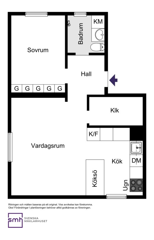 Knypplerskevägen 7, 1tr