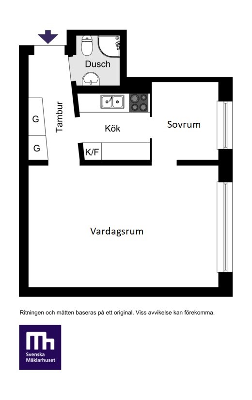 Nuvarande planlösning