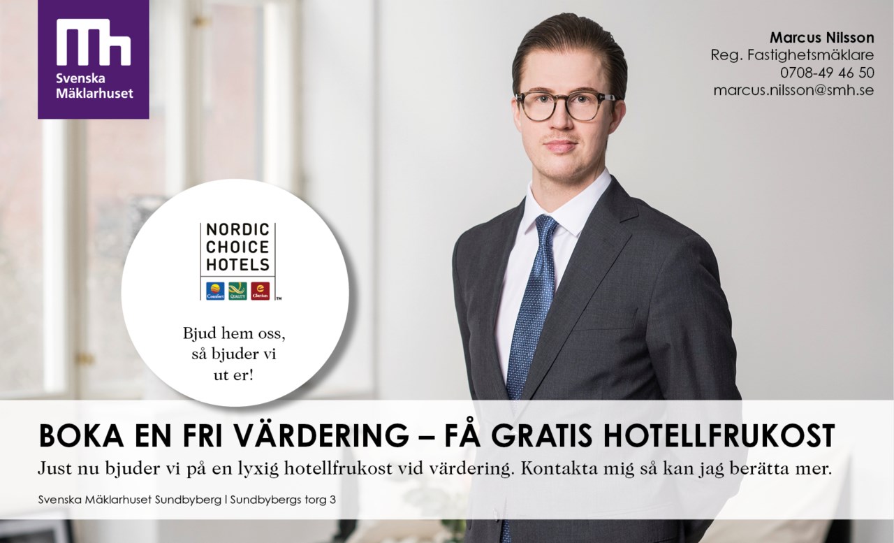 Digitalt visitkort hotellkampanj Marcus Nilsson