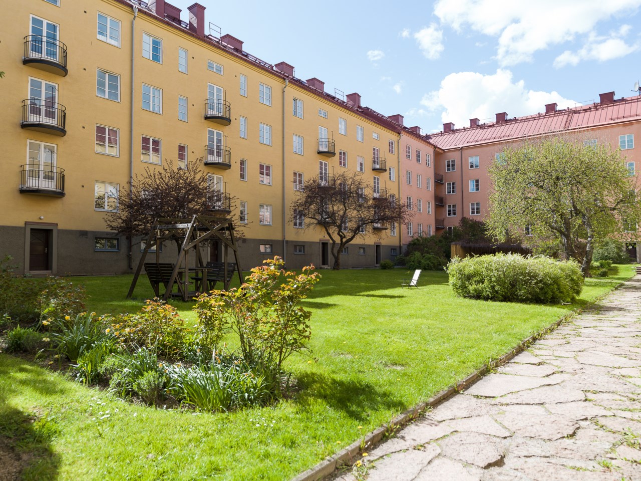 Föreningens fina innergård