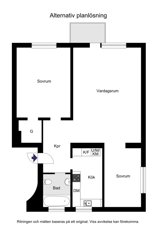 Lidköpingsvägen 60, 2 tr
