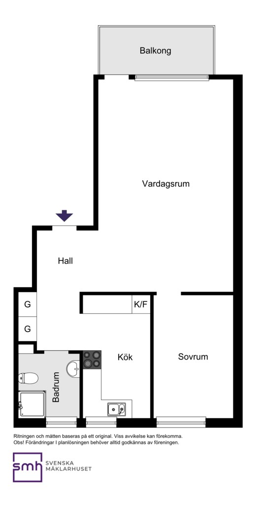 Minnebergsvägen 19, 3 tr