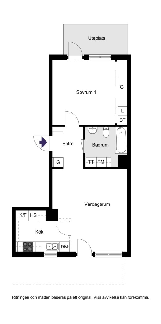 Ekfatsgatan 6, 1 tr!