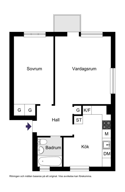 Inteckningsvägen 103, vån 3
