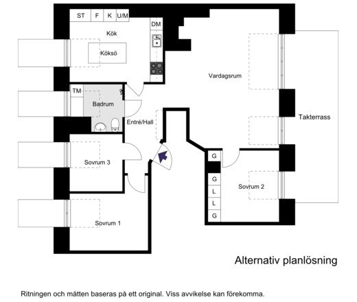 Alternativ planlösning