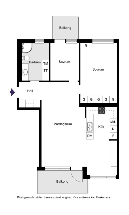 Vingårdsgatan 46, 5 tr