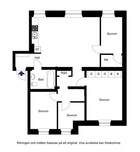 Alternativ planlösning 5:a