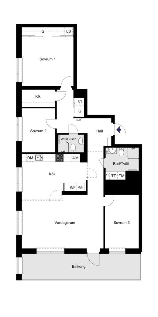 Ekfatsgatan 1, 14 tr!