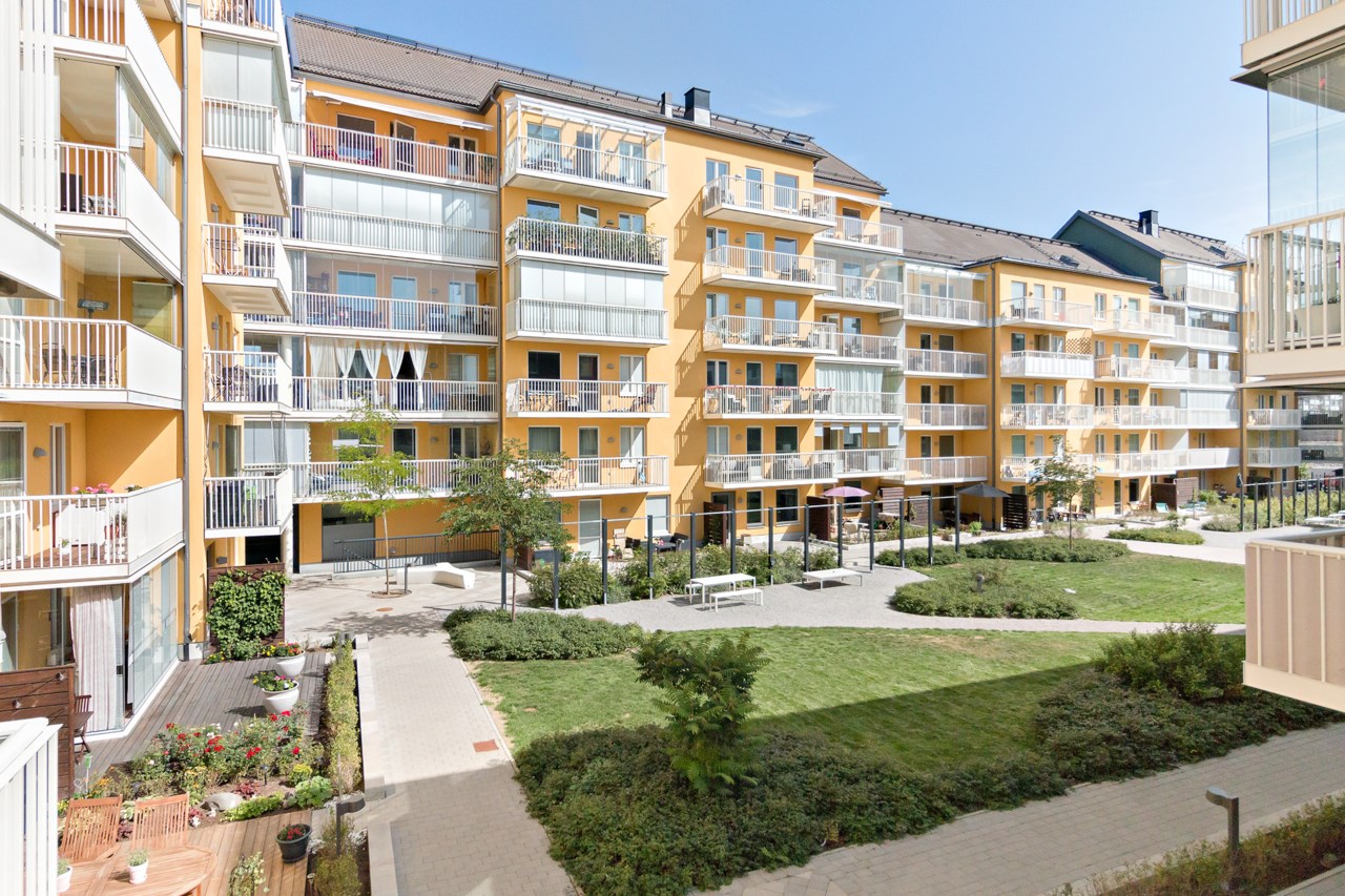 Mysig innergård
