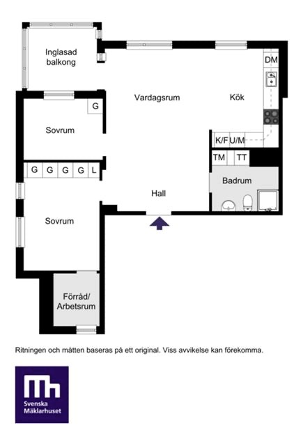 Tulegatan 9, vån 5 av 5