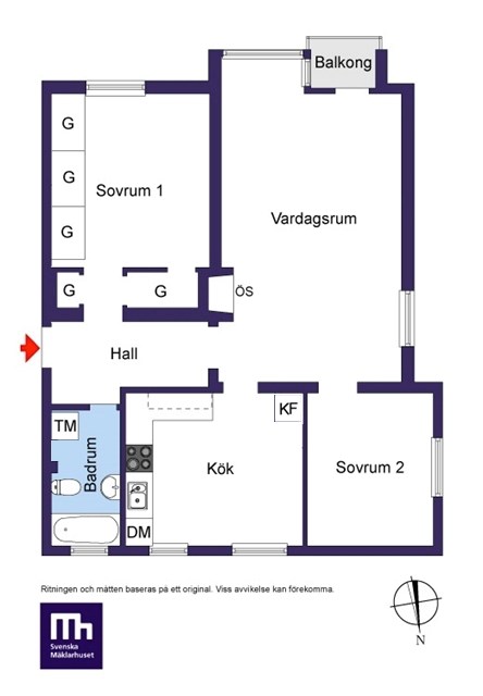 Trädgårdsgatan 20B, vån 2