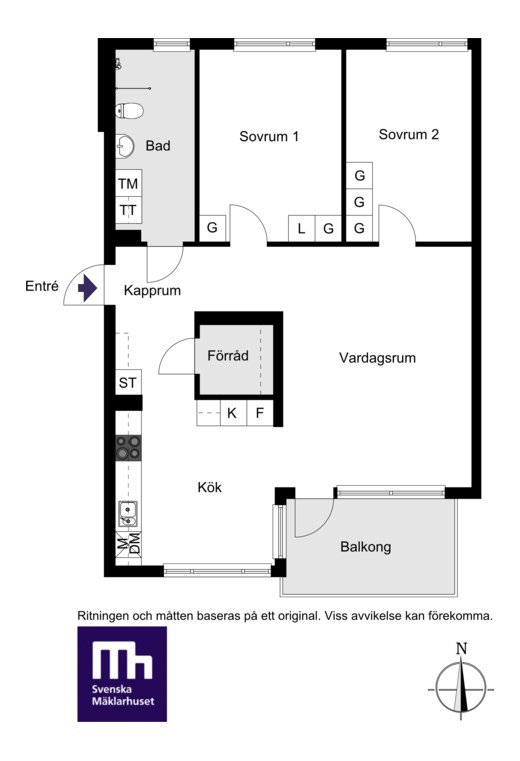 Södra catalinagränd 13, 3tr