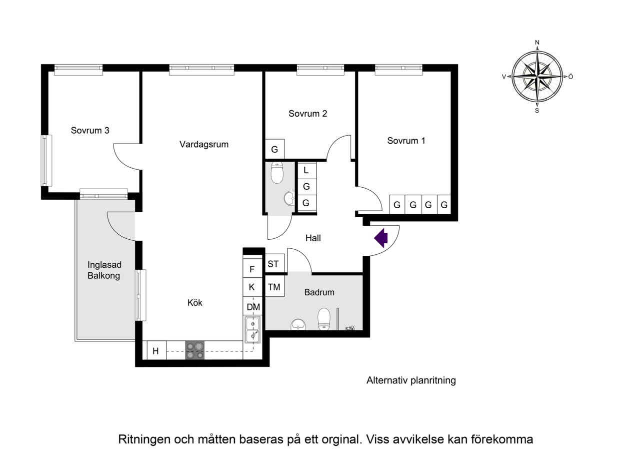Alternativ planritning