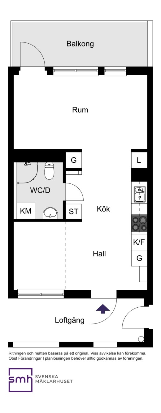 Klädesvägen 28, 3 tr.