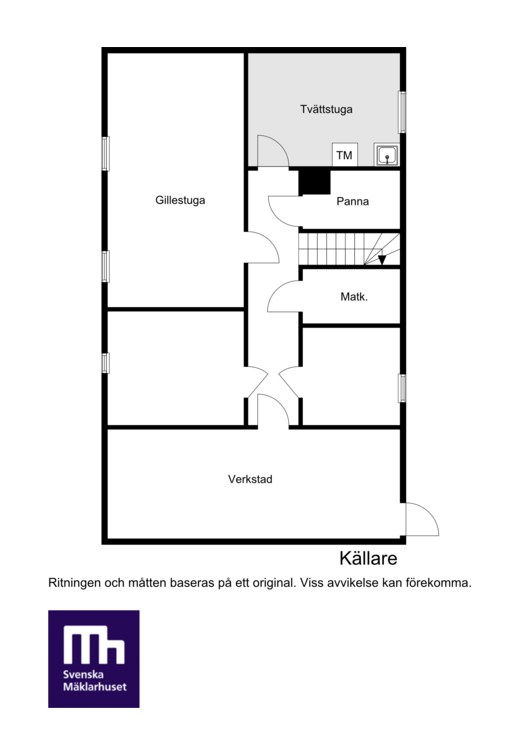 Planritning källare