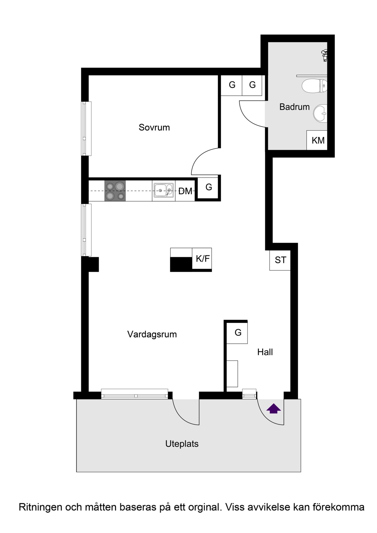 Planritning Minutgränd 17a