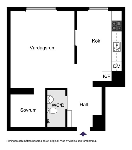 Bergsgatan 16A, 1 tr