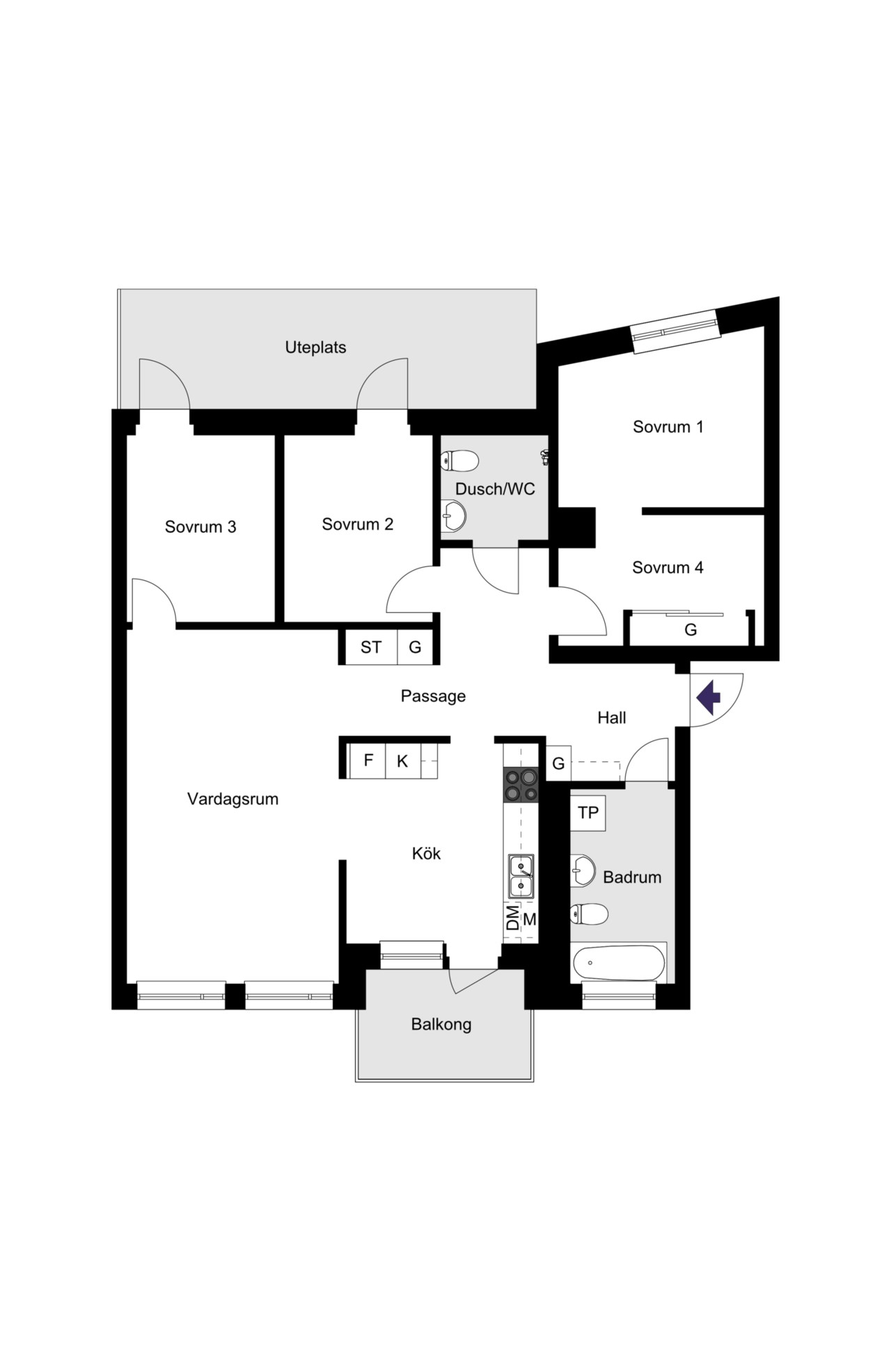 Alternativ planlösning