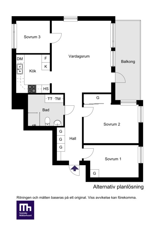Alternativ planritning