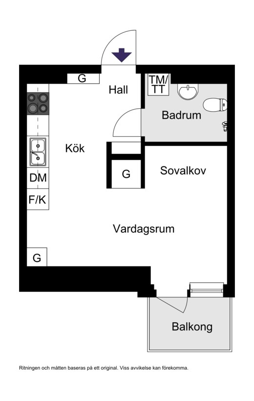 Planritning Tellusborgsvägen 94