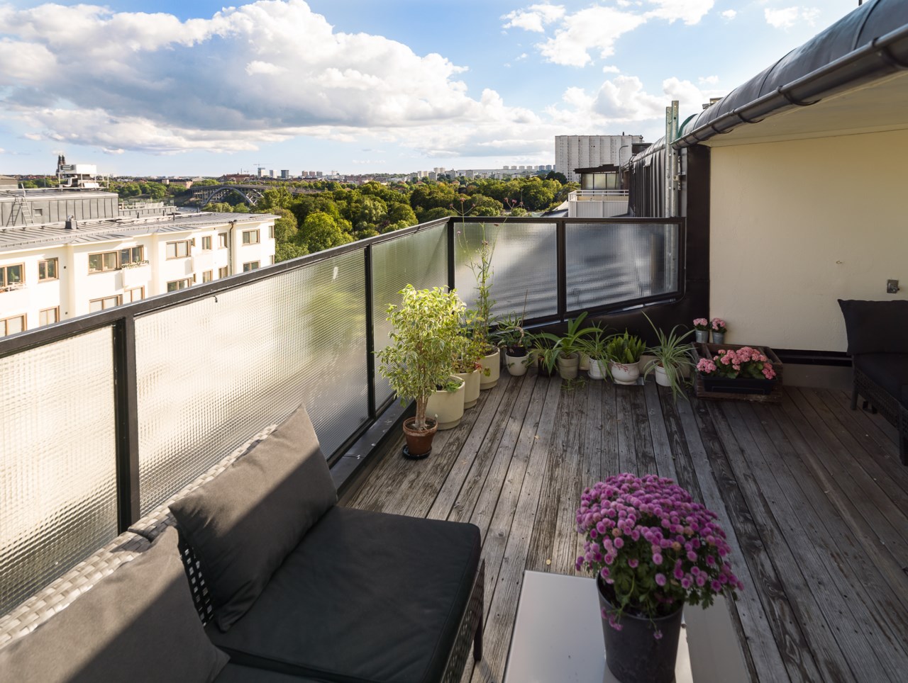Föreningens stora takterrass