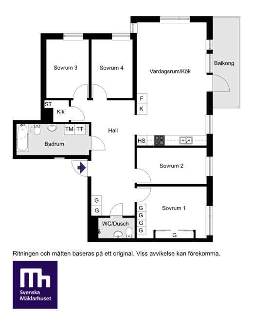 Fredsgatan 21B, 5 tr