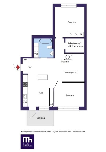 Alternativ planlösning, 3:a