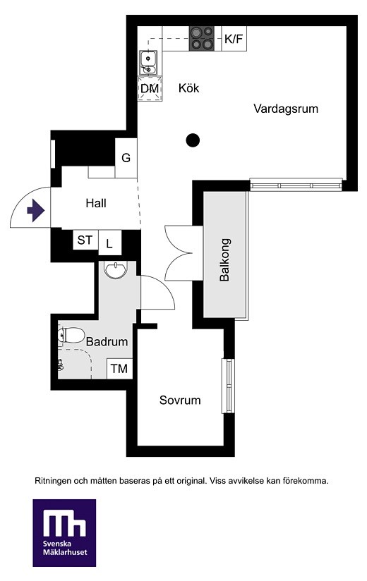 Svandammsvägen 17A, 2 tr