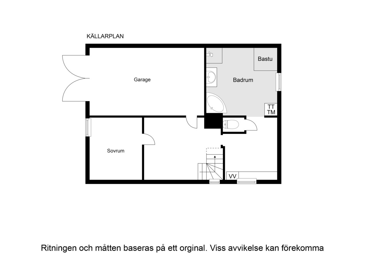 Planritning Källarplan