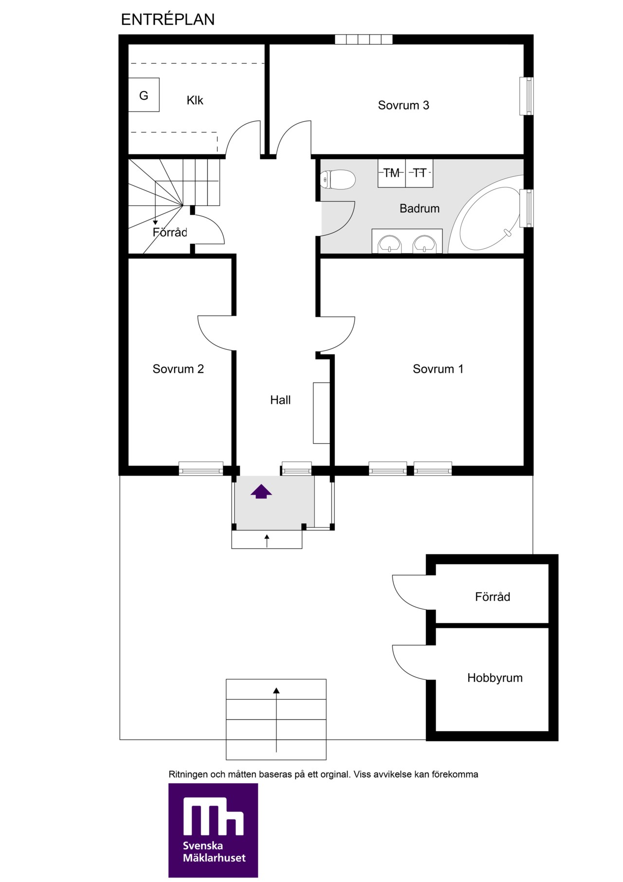 Planlösning entréplan
