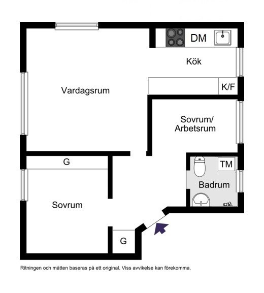 Valborgsmässovägen 14, 2 tr.