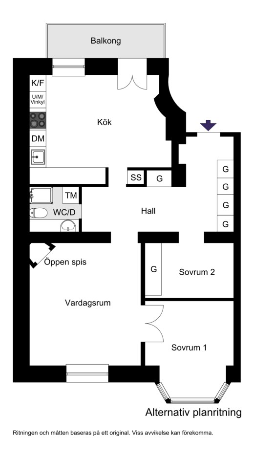 Alternativ planlösning