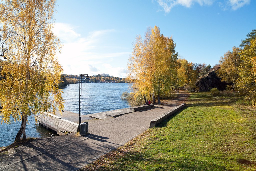 Vinterviken i höstskrud
