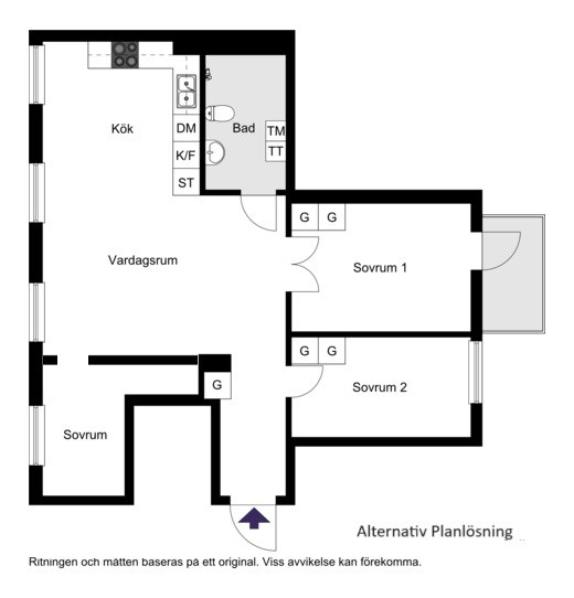 Alternativ Planlösning