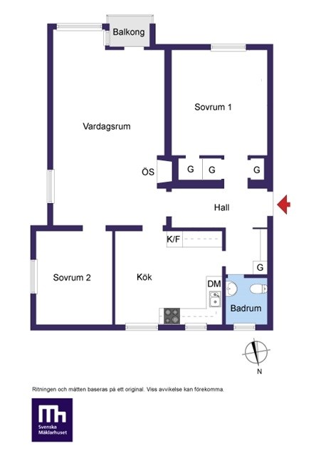 Trädgårdsgatan 20A, vån 3