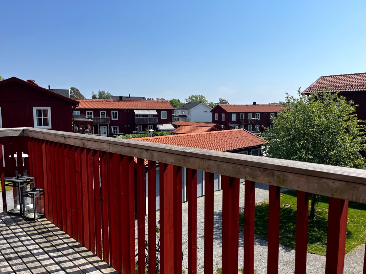 Utsikt från balkong