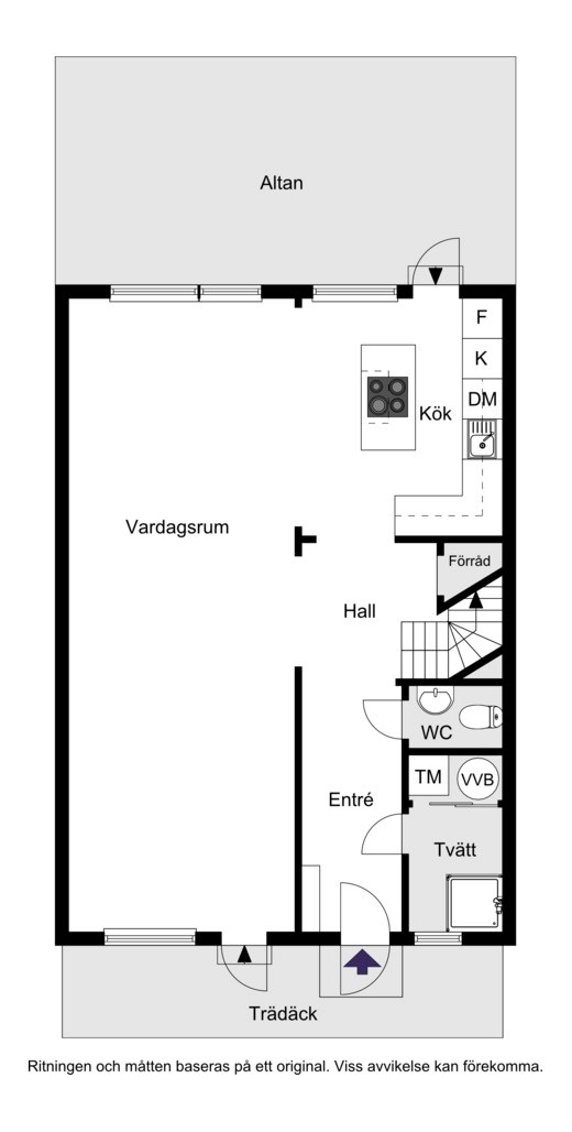 Alternativ Planritning nedre plan