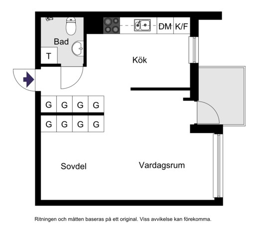 Planskiss 2D, ej exakt