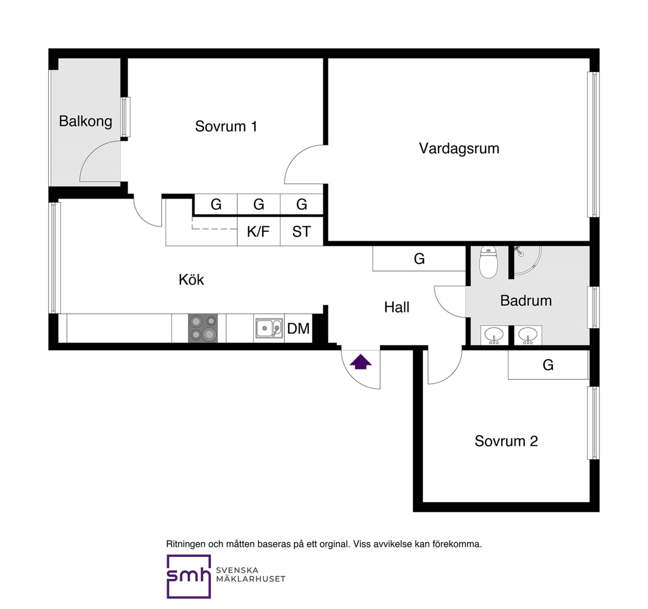 Planlösning Heimdalsgatan 10