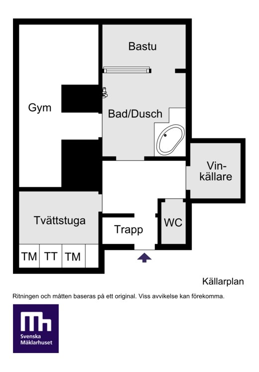 Planritning Källarplan