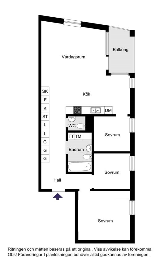 Annedalsvägen 55, 3 tr.