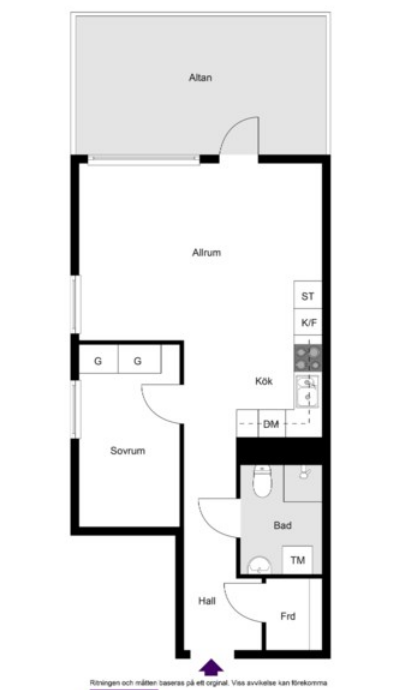 Ulvsättragränd 1 - planritning