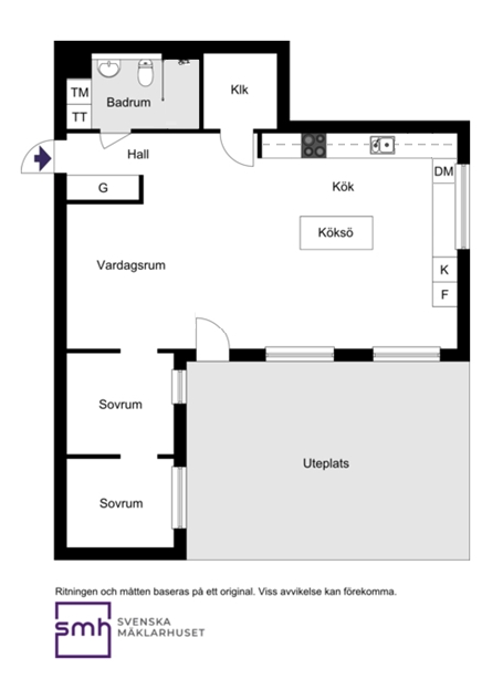 Planritning Bergtallsvägen 11